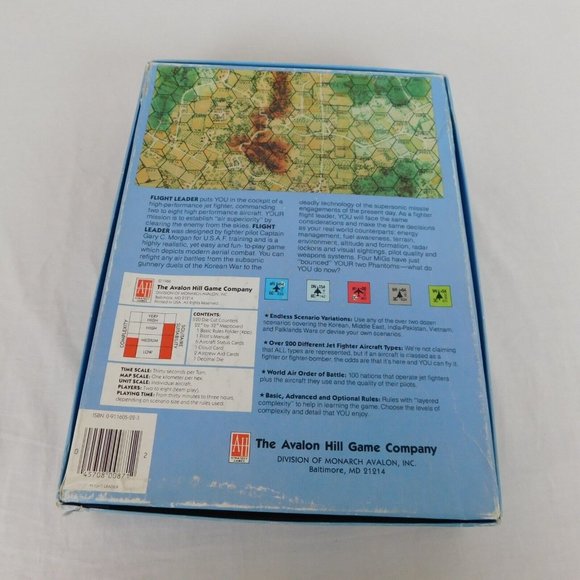 Flight Leader Avalon Hill Bookshelf Game Jet Combat Tactics War Game UNCOUNTED - Picture 12 of 12